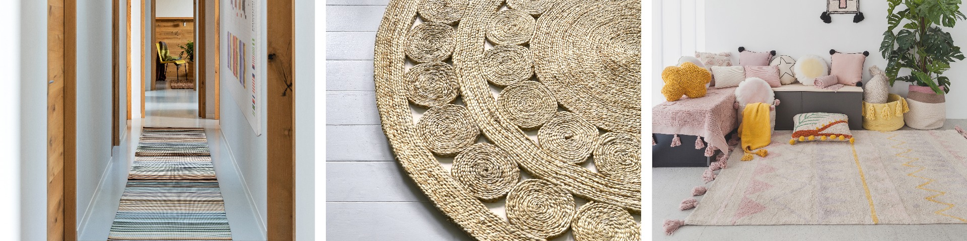 Different shaped rugs