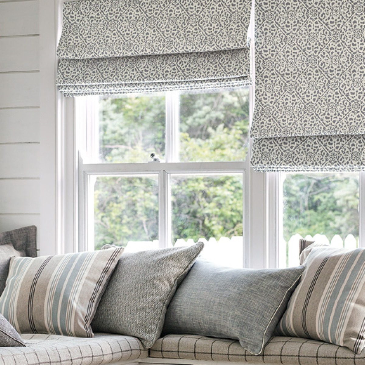Do roman blinds attach with velcro?