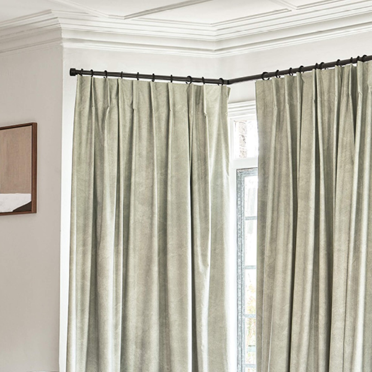 Curtain poles