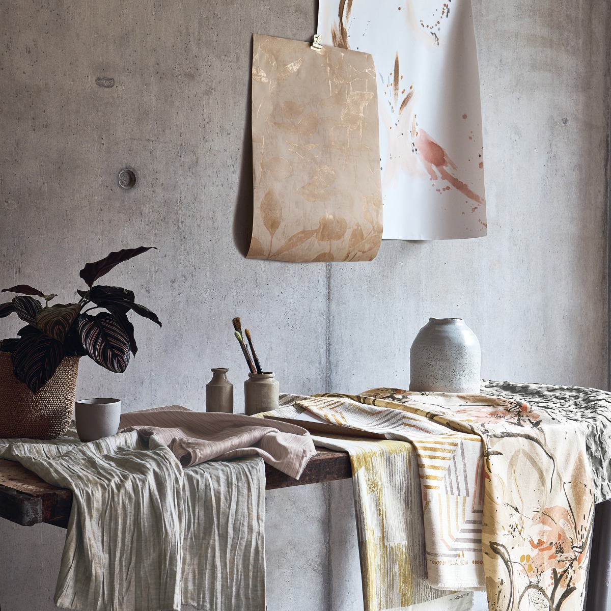 Fabric and wallpaper samples