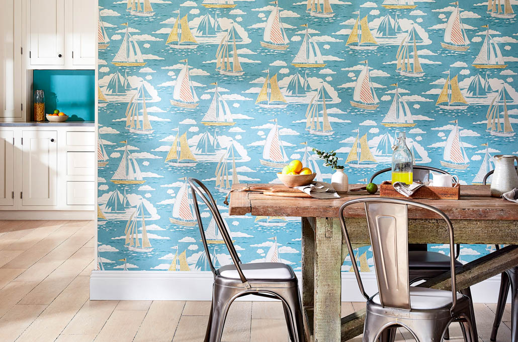 Nautical Wallpaper Seaside Themed Wallpaper Jane Clayton