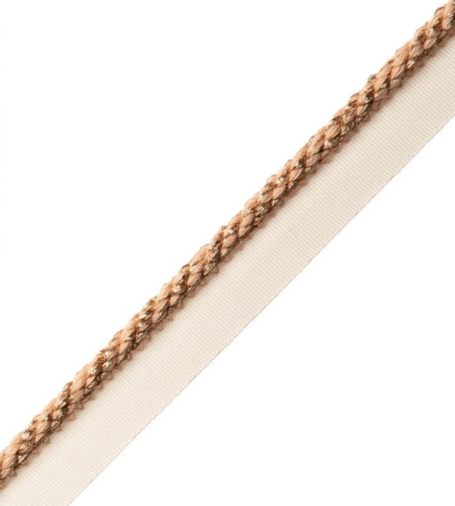 6mm Cambridge Metallic Cord With Tape Trimming by Samuel & Sons Rose Gold