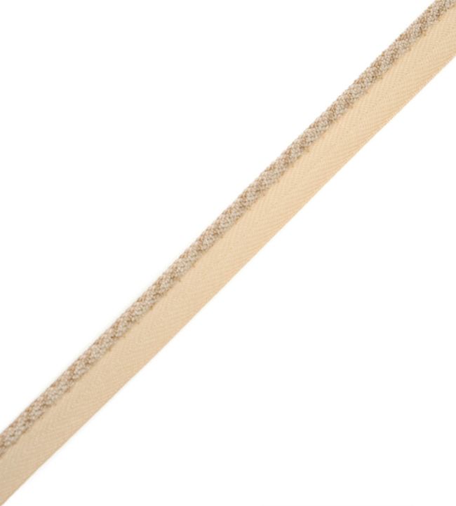 1/4" Jardin Silk Cord With Tape Trimming by Samuel & Sons Bone