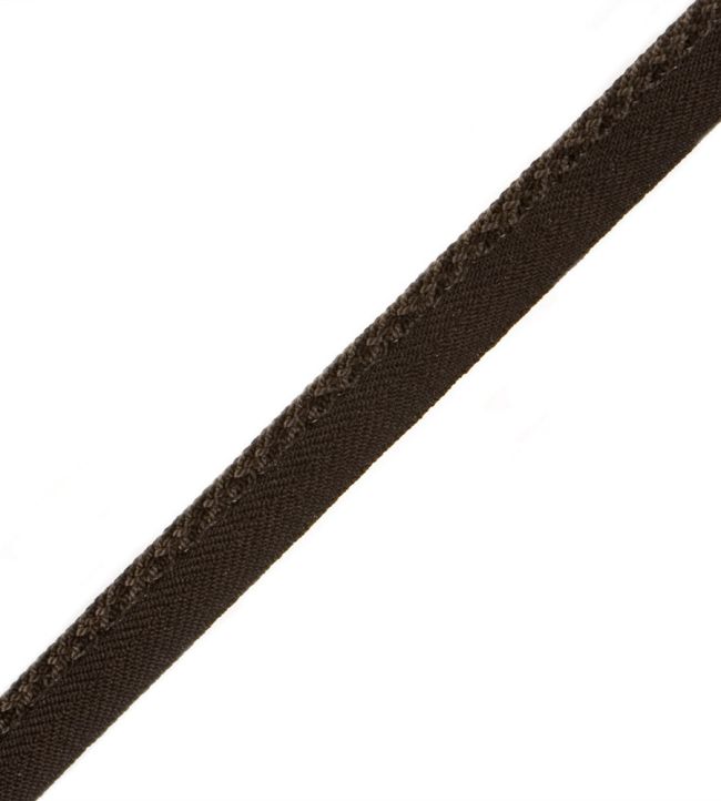 1/4" Jardin Silk Cord With Tape Trimming by Samuel & Sons Espresso