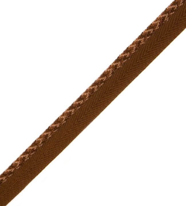 1/4" Jardin Silk Cord With Tape Trimming by Samuel & Sons Fudge