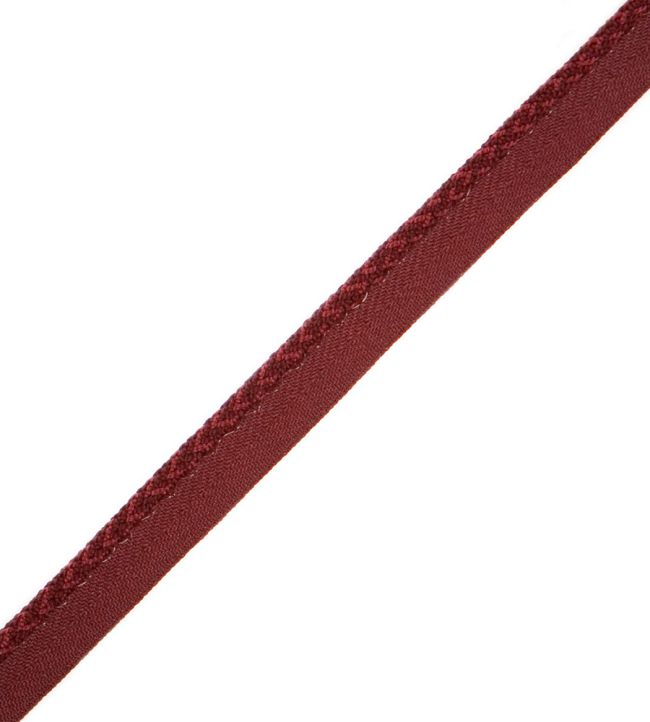 1/4" Jardin Silk Cord With Tape Trimming by Samuel & Sons Merlot
