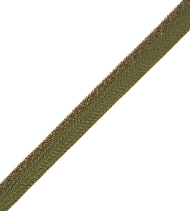 1/4" Jardin Silk Cord With Tape Trimming by Samuel & Sons Moss