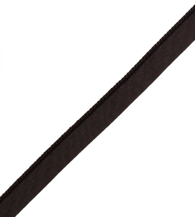 2.5mm Cambridge Cord With Tape Trimming by Samuel & Sons Black
