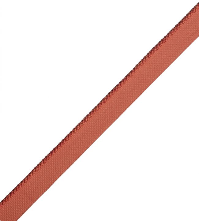 2.5mm Cambridge Cord With Tape Trimming by Samuel & Sons Paprika