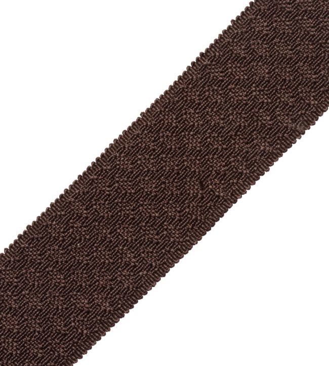 1.75" Le Jardin Silk Border Trimming by Samuel & Sons Espresso