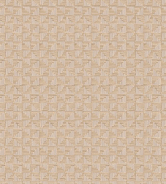 Abstract Check Wallpaper by Eijffinger Peach