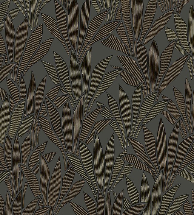 Abstract Palm Wallpaper by Eijffinger Grey/Silver