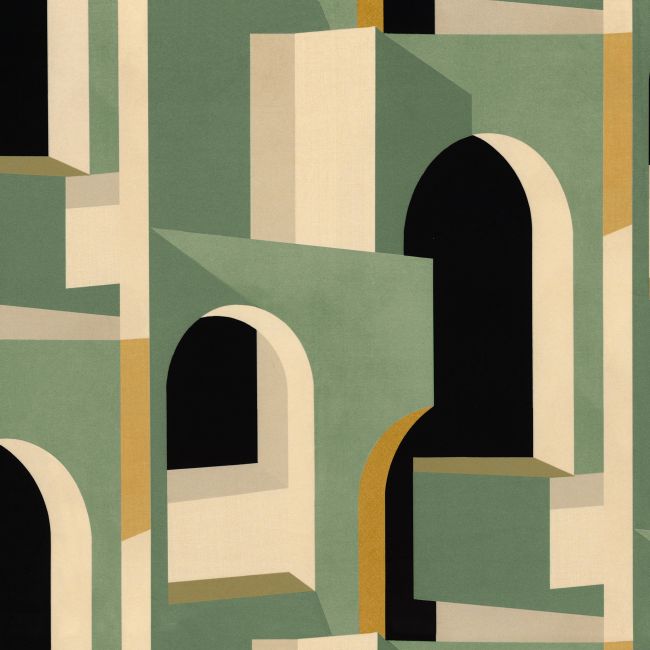Abysse Fabric by Casamance Amande