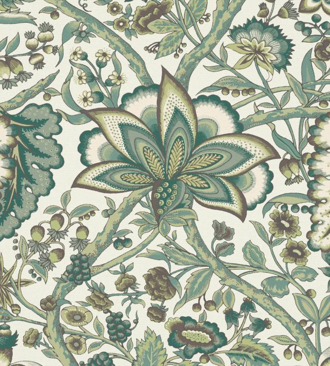 Afsana Outdoor Fabric by Warner House Spruce