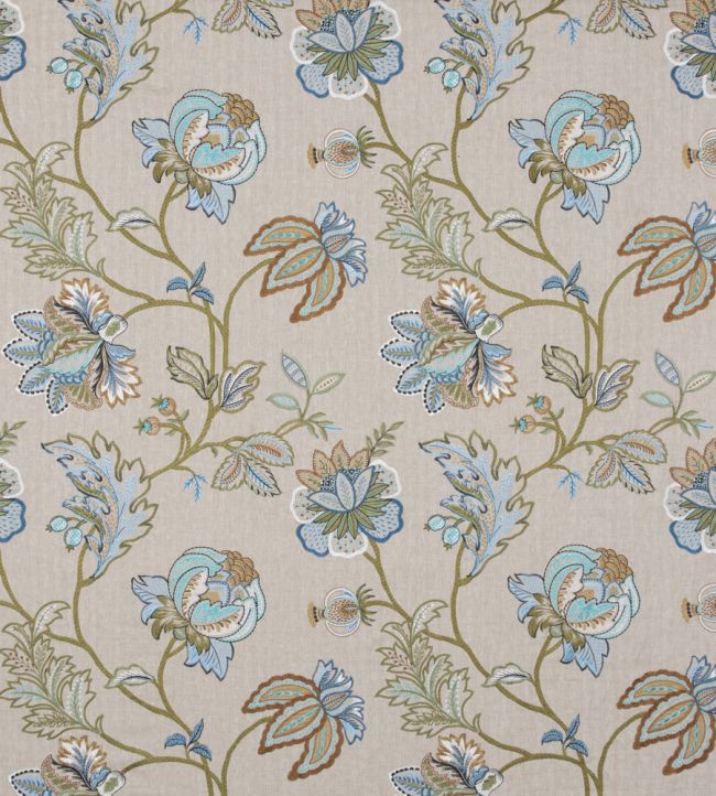 Agra Fabric by GP & J Baker Teal