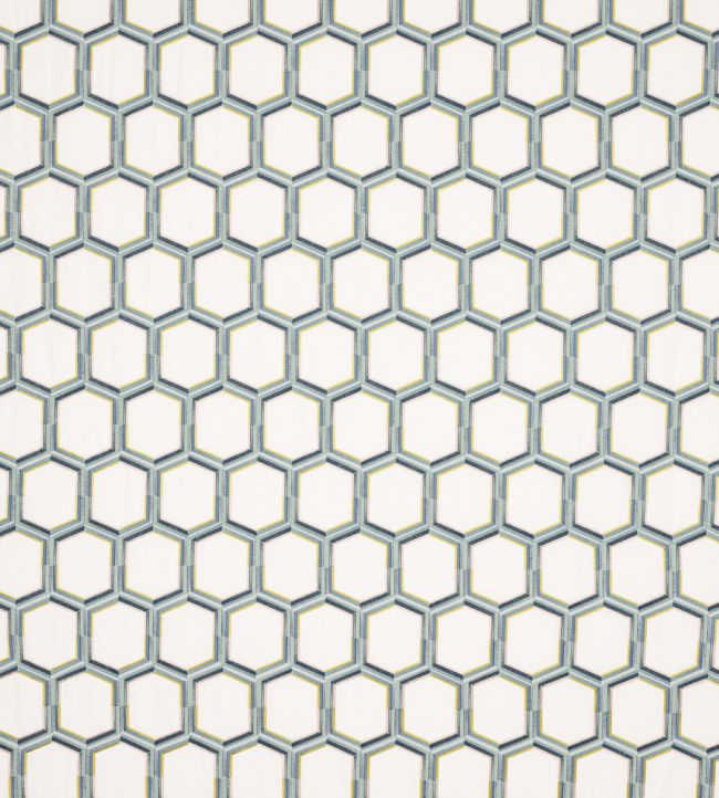 Albus Fabric by Jane Churchill Blue