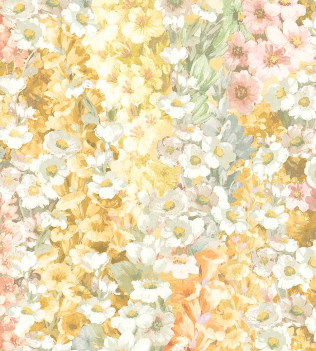 Alcea Fabric by Woodchip & Magnolia Golden Hour