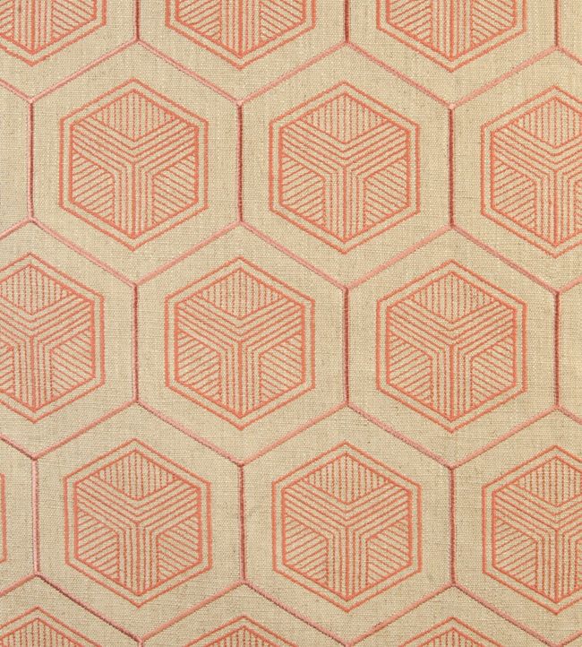 Hexaddiction Fabric by Aldeco Bubble Gum