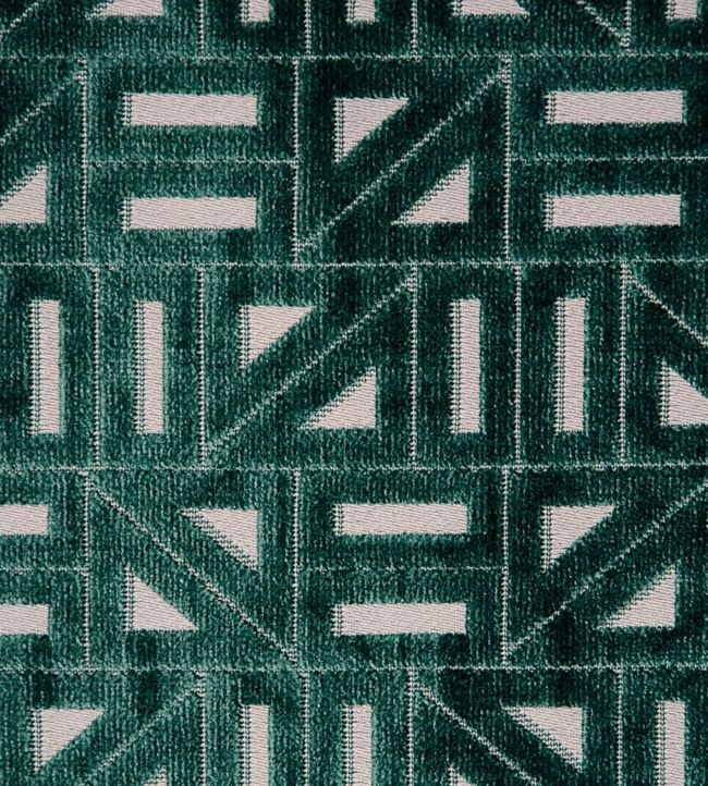 Miter Velvet Fabric by Aldeco Baltic Blue