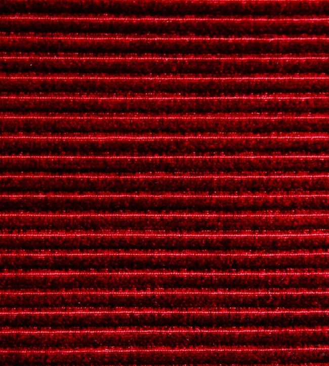 Ottoman Fabric by Aldeco Red Dahlia