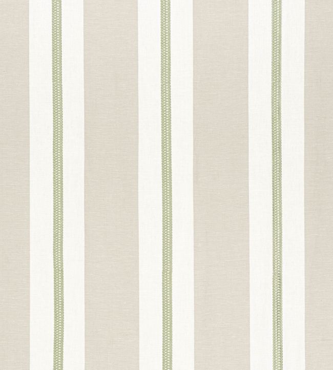 Alden Stripe Embroidery Fabric by Anna French Sage