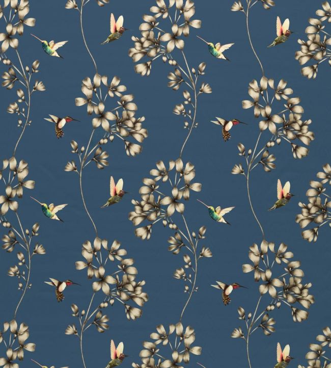 Amazilia Fabric by Harlequin Indigo