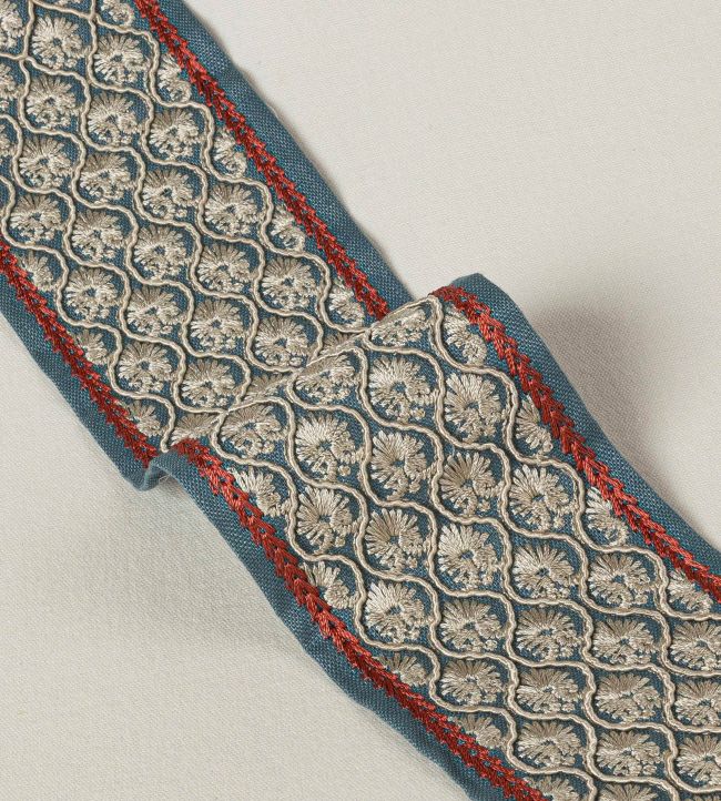 Andorra Braid Trimming by Colefax and Fowler Blue