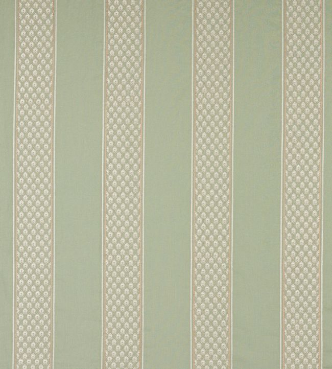 Andorra Stripe Fabric by Colefax and Fowler Celadon