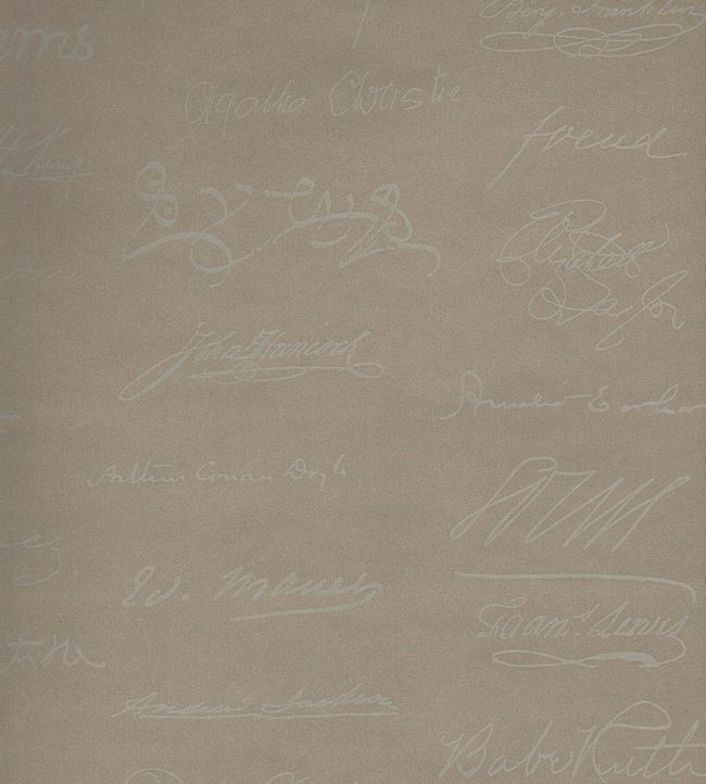 Autograph Wallpaper by Andrew Martin Linen