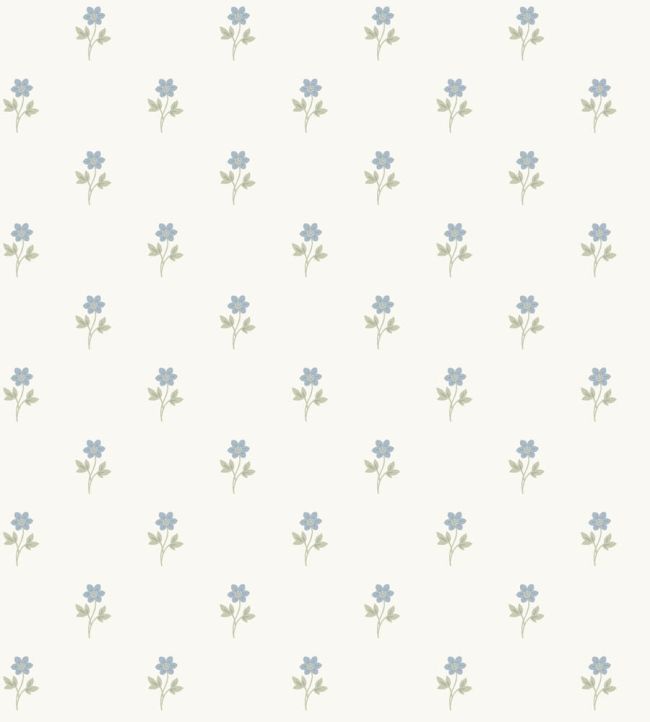Anemone Wallpaper by Borastapeter Blue