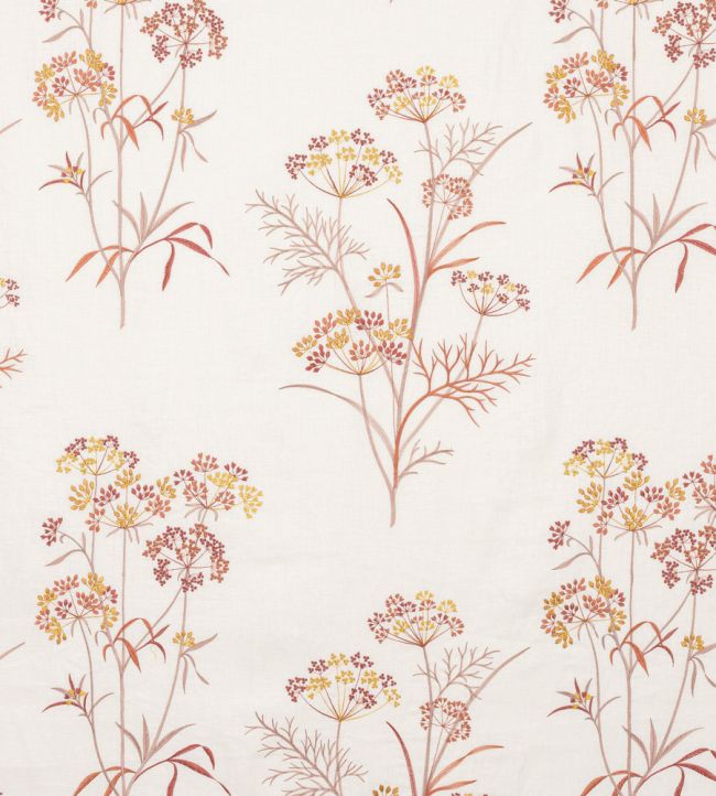 Angelica Fabric by Jane Churchill Red