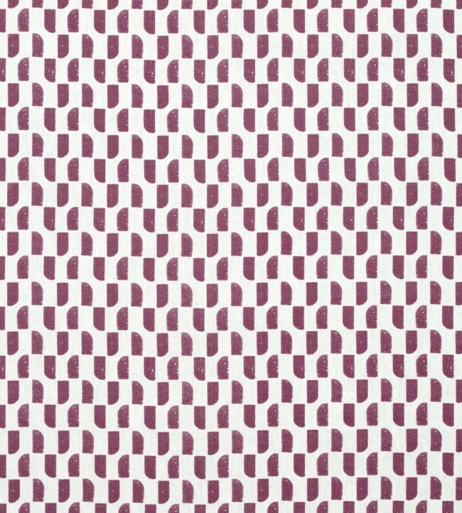Akio Fabric by Anna French Eggplant