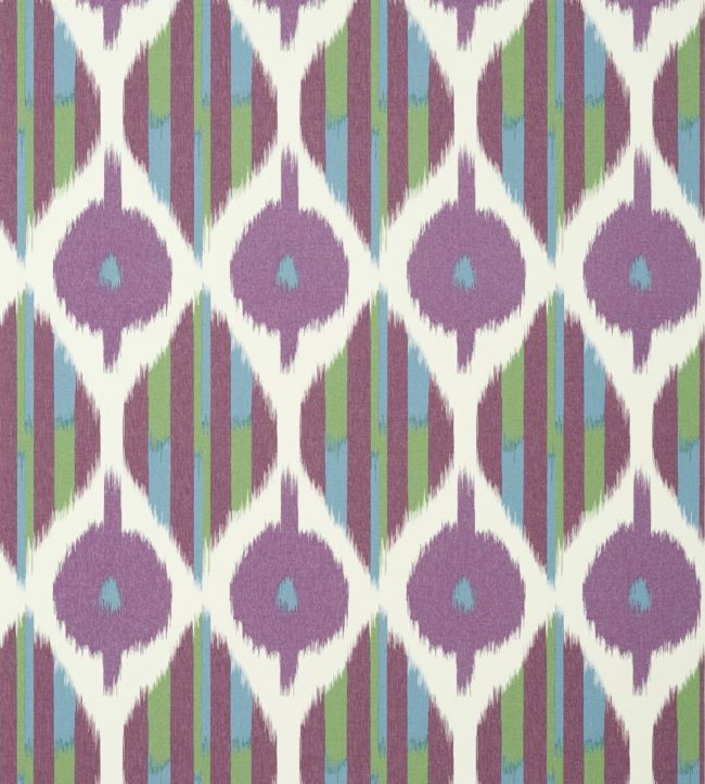 Kimono Wallpaper by Anna French Eggplant
