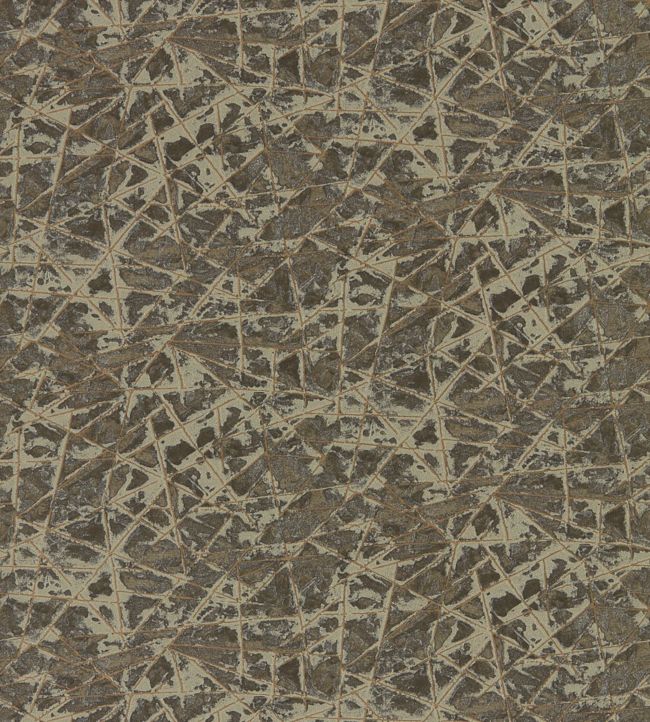 Anthology Shatter Wallpaper by Harlequin Gold/Zinc