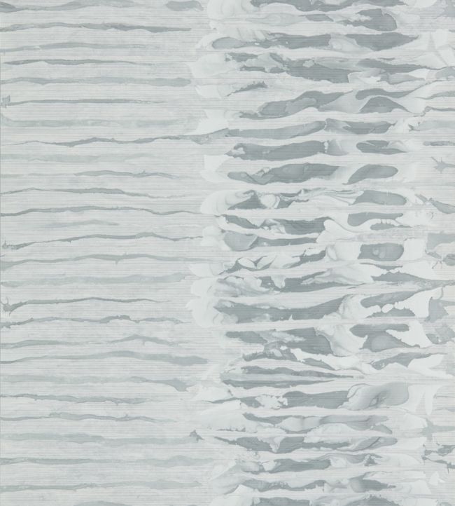 Anthology Ripple Stripe Wallpaper by Harlequin Steel