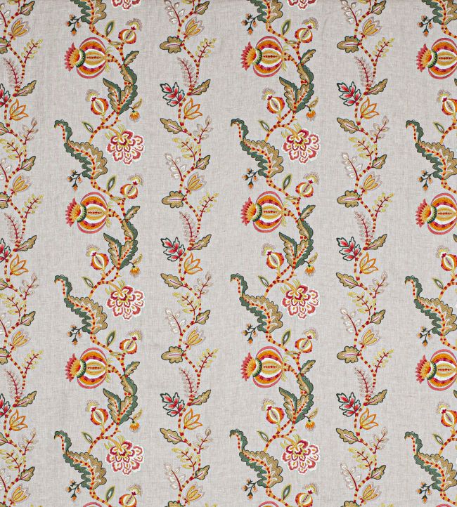Ariadne Fabric by Colefax and Fowler Red/Green