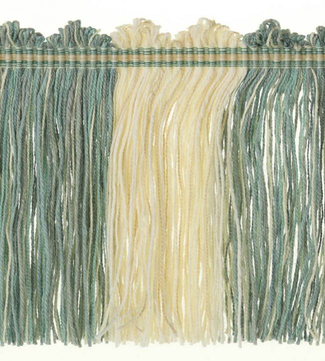 Arlington Cut Fringe Trimming by Colefax and Fowler Aqua
