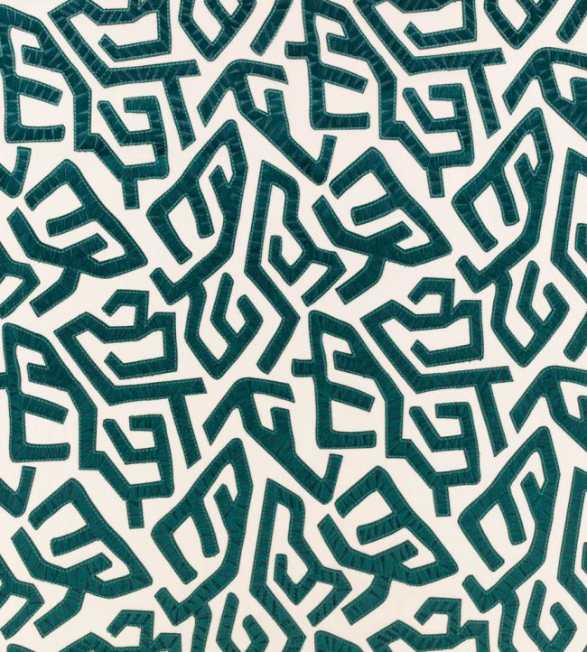 Arp Fabric by Zinc Cerulean