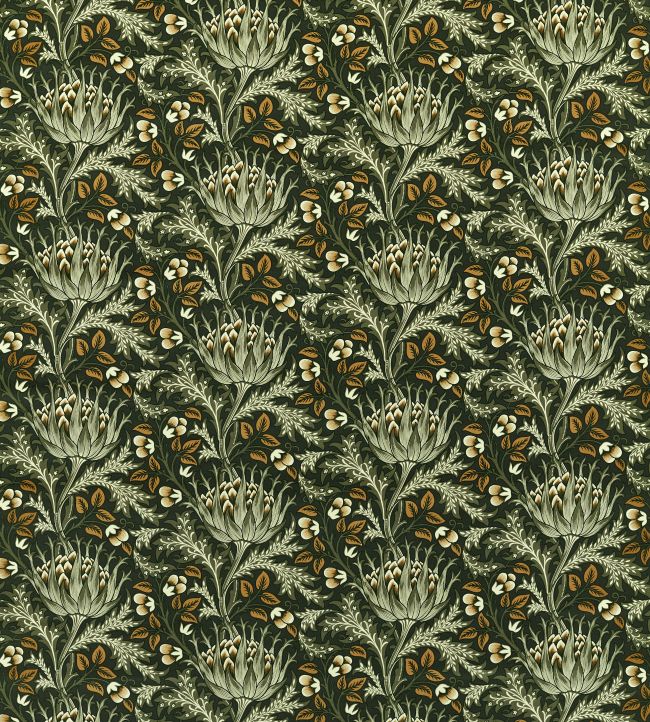 Artichoke Velvet Fabric by Morris & Co Tump