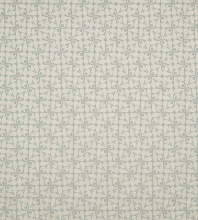 Woven Acorn Cup Fabric by Orla Kiely in Mid Powder Blue Jane Clayton
