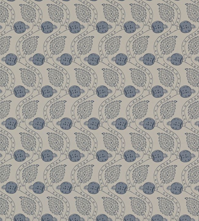 Ashmead Wallpaper by Colefax and Fowler Blue