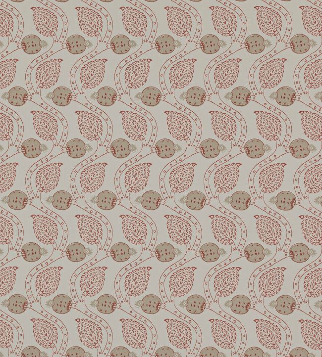 Ashmead Wallpaper by Colefax and Fowler Tomato