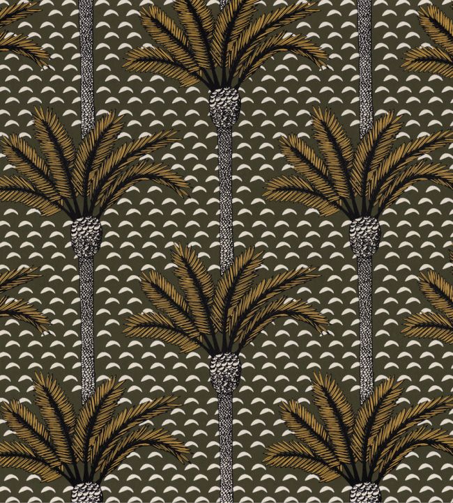 Atlas Wallpaper by Casamance Kaki