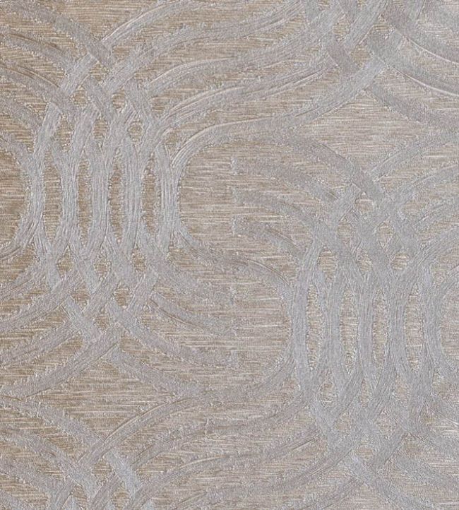 Auraria Wallpaper by Casamance Taupe / Argente