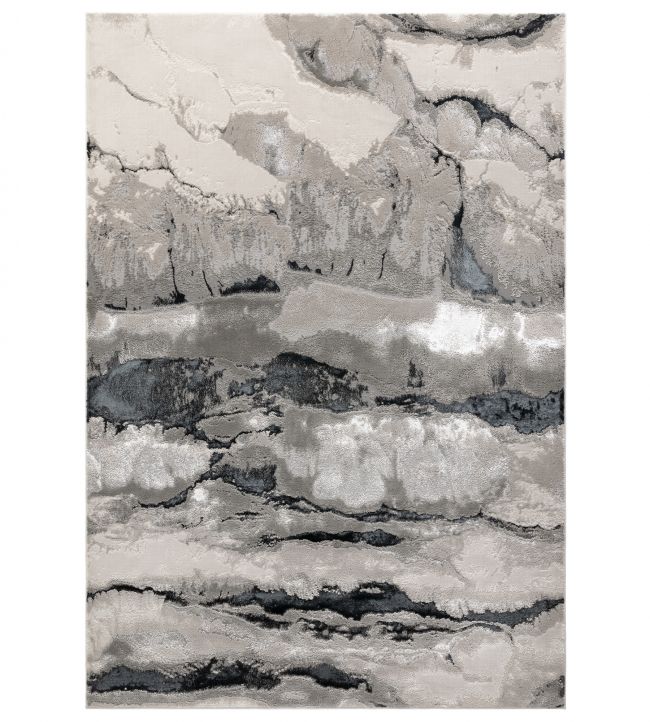 Asiatic Aurora Quartz rug Charcoal AU05-80150 Charcoal