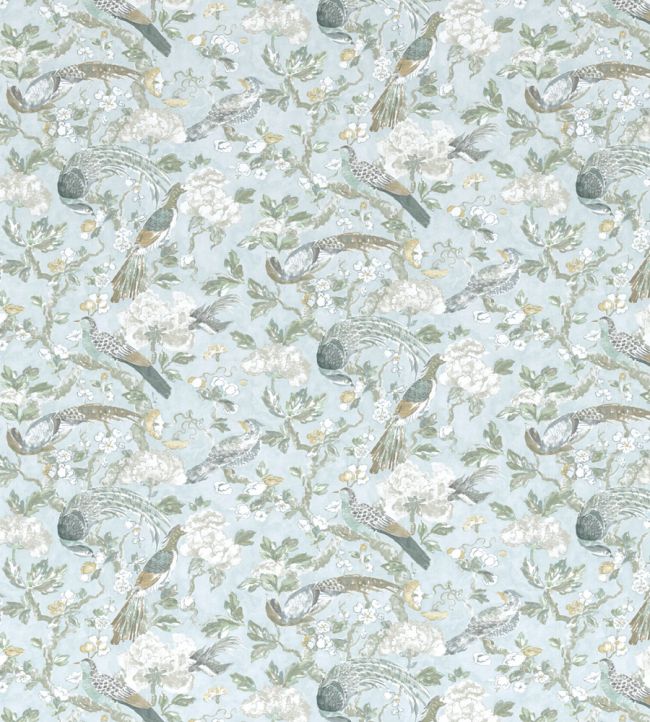 Aviary Fabric by Madeaux 01 Morning Light