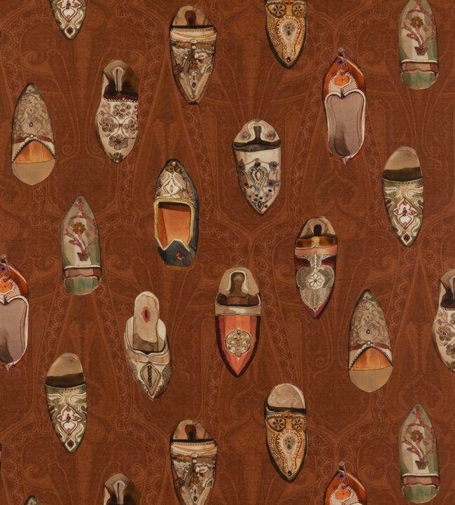 Babouches Fabric by Mulberry Home Spice