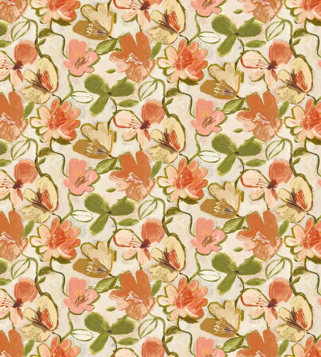 Baby Amelia Fabric by Arley House Peachy
