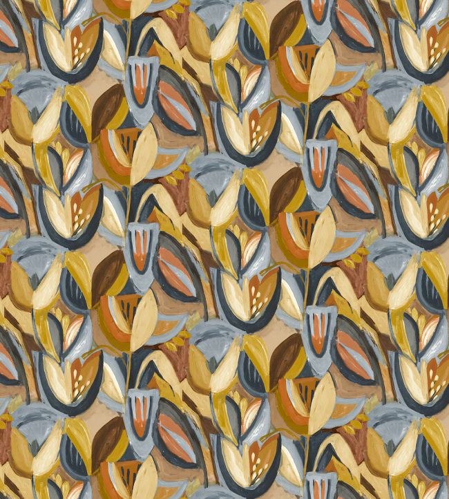 Baby Tulpen Fabric in Cove by Arley House Jane Clayton