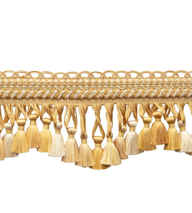 Bagatelle Scalloped Tassel Fringe Trimming by Samuel & Sons Jonquil